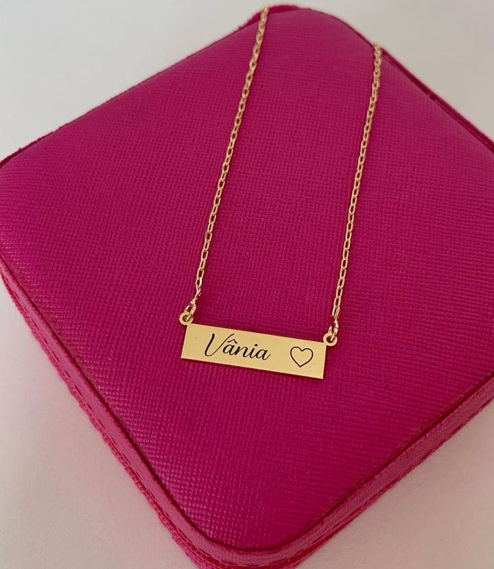 colar com chapinha e nome - Imagem 3